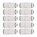 Adfaga 10Pcs Straight Reducing Connector Quick Release Pnuematic Air Hose Reducer Fittings Stainless Steel White for Industrial Air Systems (PG16-12)