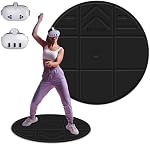 DEVASO Foldable VR Mat for Meta Quest 3S, Round Anti Fatigue Large Mat, Anti-Slip and Comfortable Floor Mat, Virtual Reality Accessories Compatible with PSVR2, Oculus Quest 3/2/Pro/Apple Vision Pro