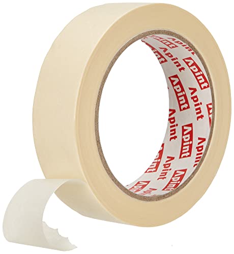 Image of JDEL Masking Paper Tape 50 m x 30 mm 10 Rolls Tower Cream 30x50