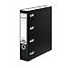 Produktbild Original Falken PP Kunststoff-Doppelordner. Made in Germany. 7 cm breit schwarz für 2x DIN A5 quer Ablage mit Wechselfenster Kontoauszug-Ordner Ringordner Aktenordner Briefordner Büroordner