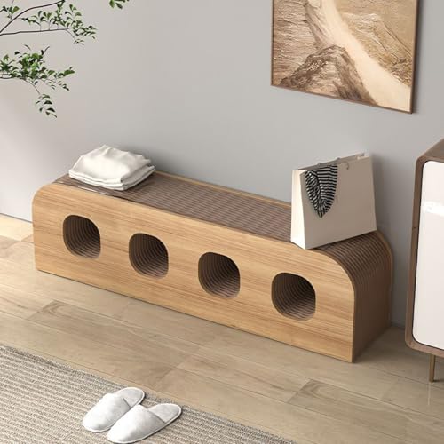 Tabouret en papier accordéon pliant pour optimiser les petits espaces