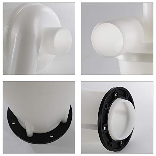 Séparateur de poussière Cyclone - Filtre d'aspiration de poussière - Séparateur de poussière cyclonique professionnel - Accessoire pour aspirateur (blanc) - Image 6