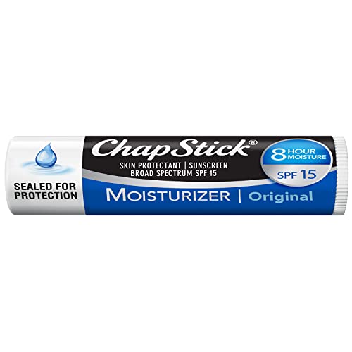 Chapstick Moisturizer Original Lip Balm Tube, Spf 15 And Skin Protectant - 0.15 Oz #TOP26