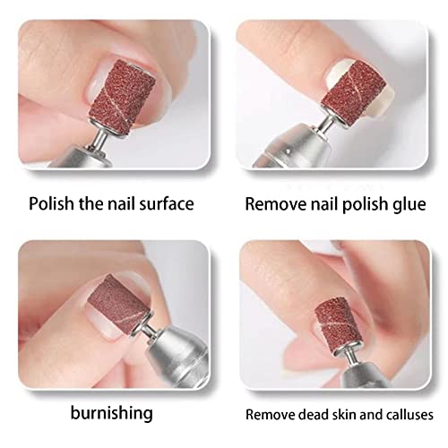 75 Pezzi Fasce Abrasive per Unghie, Fasce