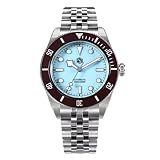 TACTICAL FROG San Martin SN0128 BB58 - Orologio automatico da uomo, in vetro zaffiro, 40 mm, in acciaio inox 316L, impermeabile fino a 200 m, chiaro, blu