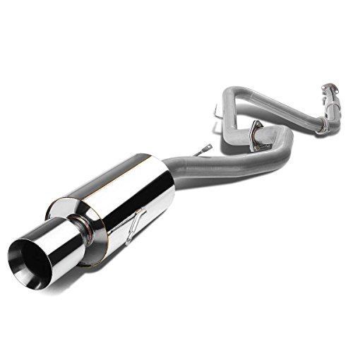 DNA MOTORING CBE-ME95NT-NRT Stainless Steel Cat Back Exhaust System [Compatible