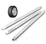 Cymax Set of 3 Tyre Lever Tire Irons Changing Tool Kit,30cm Premium Metal Steel Tire Repair Tools Changer Remove Tyre for Motorcycle Bike Scooter