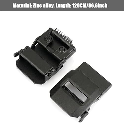 Exteriorm-U Belt, Nylon Ratchet Belt, Men's Woven Waist Tactical Belts, with Adjustable Release Buckle for Outdoor, Hiking2