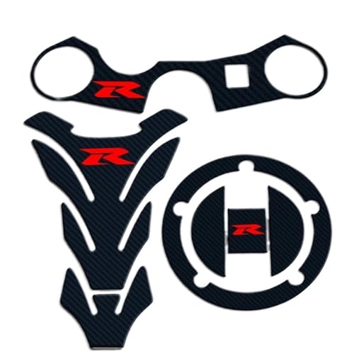 Autocollant de bouchon GSX-R protége-réservoir moto 600 750 1000 K3 K6 K7 L17