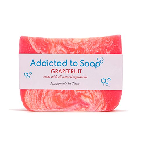 Addicted to Soap – Grapefruit Soap | Specially Formulated – All Natural Ingredients for Perfectly Clean Skin and a Beautifully Refreshing Scent - Handmade with Love in Texas