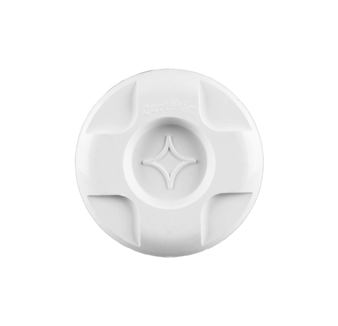 Swimming Pool & Spa Certikin Inlets Vac Cover Plate - Liner/Concrete SPC332 White