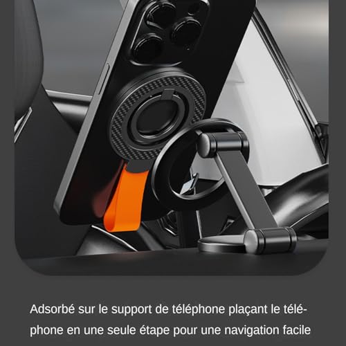 Soporte magnético para teléfono compacto y anillo metálico 5