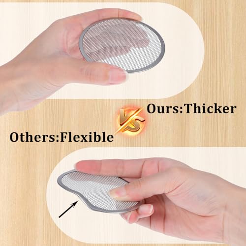 HJZHII Mason Jar Sprouting Lids, Mesh Wide Mouth Canning Lids Stainless Steel Lids Stands Canning Jar Strainer Lids for Growing Bean Seeds Broccoli and Salad, 4pcs