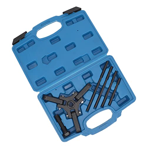 harmonic balancer repair kits 6pcs Harmonic Balancer Puller Set Carbon Steel Black Oxide Finish Damper Pulley Puller Kit