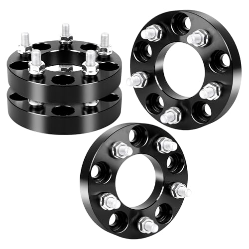 YIZBAP 1 inch 5x4.5 to 5x4.75 Wheel Adapters for Corvette Wheels on Cherokee Vehicle 5x114.3mm to 5x120.65mm Wheel Adapter 73mm Hub Bore with 1/2-20 Thread Pitch