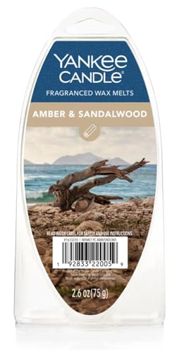 Yankee Candle Amber & Sandalwood Fragranced 6pcs Wax Melts