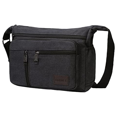 BOMKEE Bolsa de Mensajero Cruzada de Lona Cover