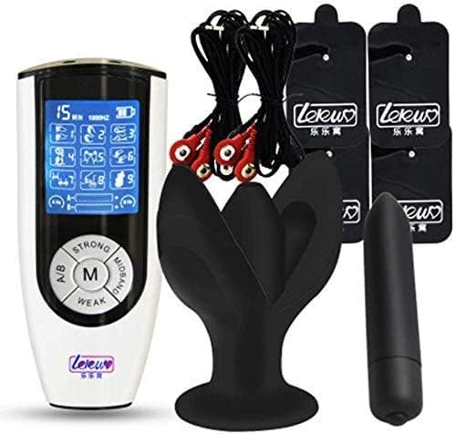 ZJXDM Electro Shock, Plug Anal con Vibrador De 1 Bala ...
