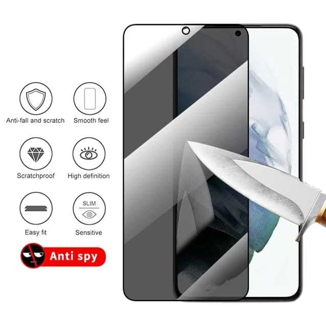 Image of MOBIKTC Compatible with Xiaomi Redmi Note 13 5G Privacy Screen Protector Anti Spy Private Tempered Glass Anti-Scratch Case Friendly [Black]