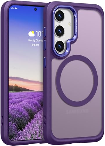Image of Rayboen for Magnetic Matte Samsung Galaxy S24 Case, Purple