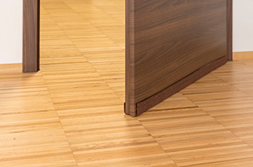 Preisvergleich Produktbild Zugluftstopper Türdichtung DENSO aus Filz kürzbar braun 203140102-HE