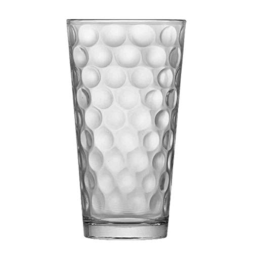 Jogo de Copos Para Água Suco Conic Bubbles Vidro 415ml 6 Pcs - Ruvolo