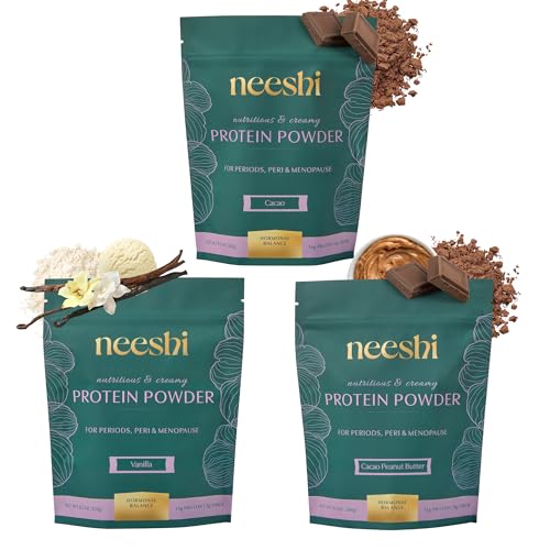 Image of Plant-Based Protein Powder Variety Pack | Vegan | Gluten Free | Cacao, Vanilla & Cacao Peanut Butter Flavors | Pea & Brown Rice Protein Blend