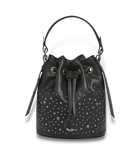 Pepe Jeans Ivy Cluster, Sac Femme, Noir (Black), Taille Unique