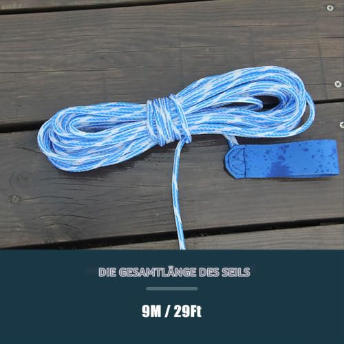 Foto von YINETTECH Fischernetzkoeder Einfacher Wurf Handform Angelgussnetz Durchmesser 10Ft / 3M Einfacher Handwurf Fischködernetz 5/8 Zoll Nylonnetz mit Sinkerboden für Angelausrüstung