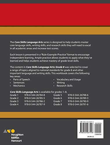 Core Skills Language Arts, Grade 8 - Thumbnail 2
