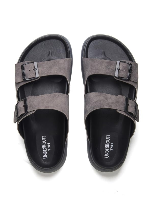 Image of UNDERROUTE mens Underroute Urgh 03 Stylish Durable Soft Footbed Synthetic Casual Sandals for Men Sandal