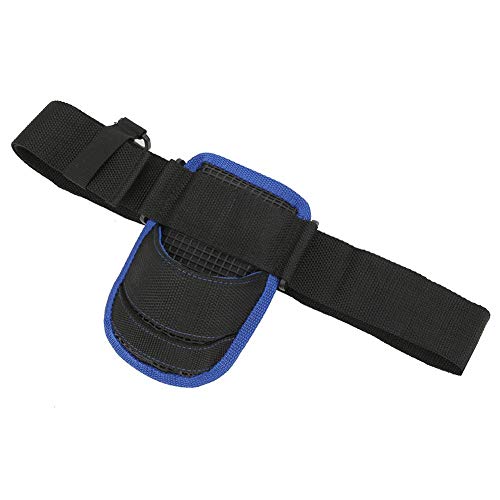 Sangle de taille légère canne à pêche Oxford noir ajustable