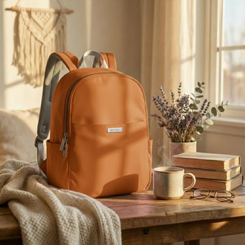 Image of VISMIINTREND College Backpack for Women, Girls |fits 13 Inch Laptop| Nylon Casual Daypack|Stylish Backpack|Bags for Tution | School | Travel |New Year Gifts
