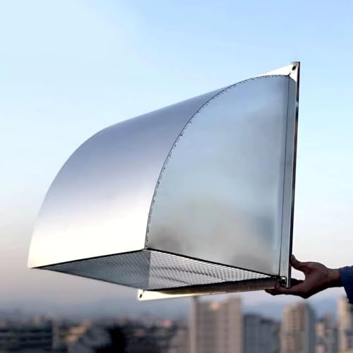 Grille de ventilation acier inoxydable 10cm façade premium抗UV