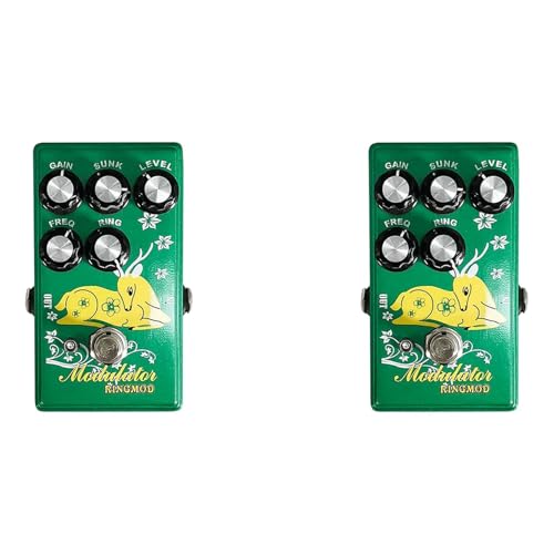 Cwmiibili 2X Electric Guitar Effect Ringmod Multi Modulation Pedal Ring Modulator Effect Pedal