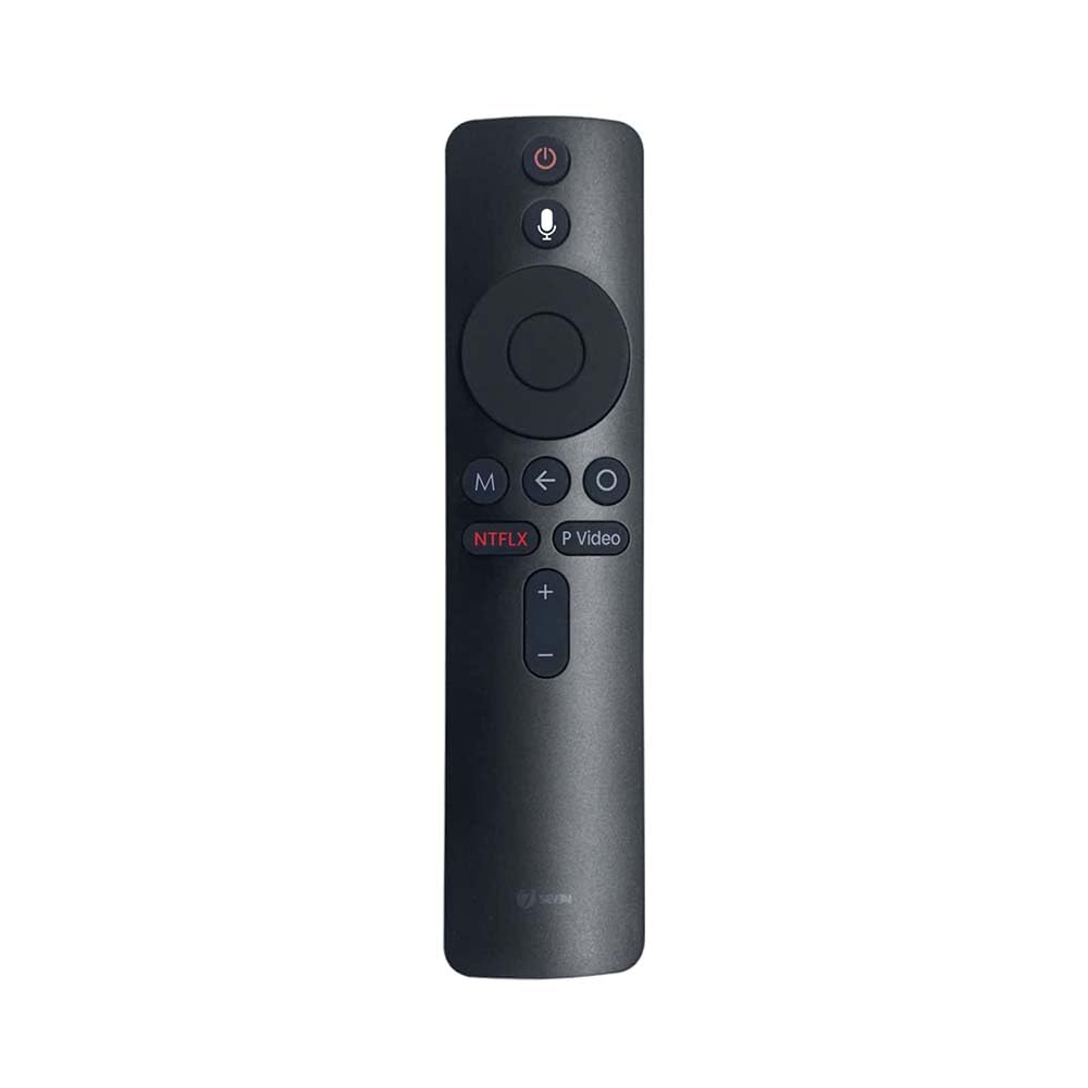 7SEVEN® Compatible with Mi Tv Remote Control XMRM-00A Model with Bluetooth Voice Command Smart Android 32 43 55 65 Inch Television Match Key Exactly with Existing Remote - Pairing Must