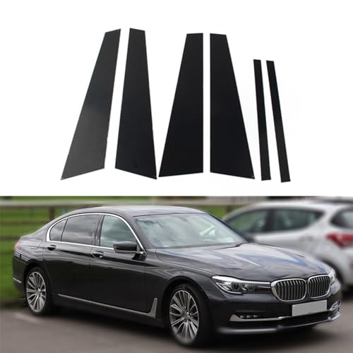 Embellecedores de postes de pilar para BMW Serie 7, fundas protectoras contra arañazos de ventana 5