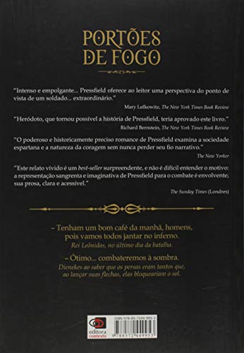 Portões de fogo: Um romance épico sobre Leônidas e os 300 de Esparta
