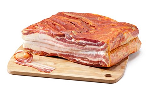 ESCAMEZ- Panceta de Cerdo Adobada al Vacio, Peso Aproximado de 5KG, BBQ, Restauración, Panceta Ahumada. Origen España Cover