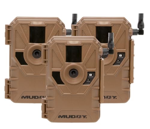 Muddy Manifest 2.0 Cellular Trail Camera (3 Pack)