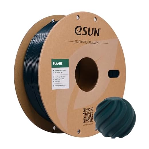 eSUN High Speed PLA+ Filament 1.75mm, 3D Printer Filament Speedy PLA Plus for Fast Printing, Dimensional Accuracy +/- 0.03mm, 1KG Cardboard Spool (2.2 LBS) 3D Printing Filament for 3D Printers, Green