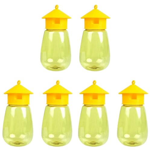 Trampas para moscas reutilizables en pack de 6 atrapamoscas exterior e interior 2