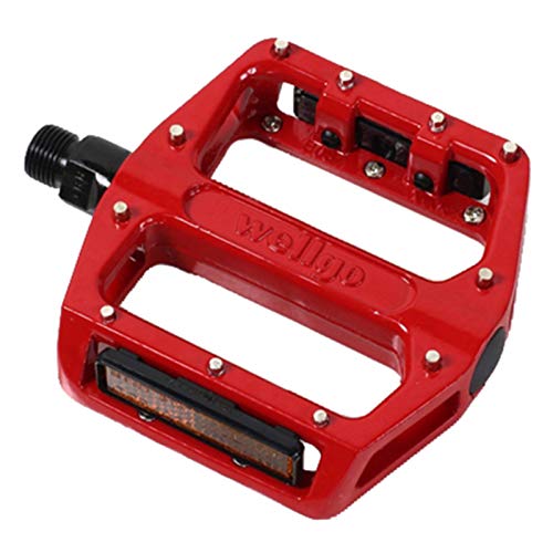 Pédale pour BMX Wellgo B087U rouge 9/16" conçue en alliage haute durabilité