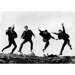 Poster The Beatles B&W 03 Poster Wall Art - Les Beatles, Paul McCartney, John Lennon, RIngo Starr, George Harrison