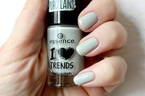 Essence The Porcelains I Love Trends Fashion Nagellack für eine unwiderstehliche Maniküre mit Porzellaneffekt, Nr. 50 Make Up Your Mint, 8 ml, 0,27 fl.oz