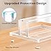 OMOTON Vertical Laptop Stand for Desk, Acrylic Laptop Holder Desktop Clear Adjustable Dock for MacBook Pro Air, HP, All Gaming Laptops up to 17” (Clear, Single Slot)