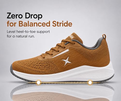 Image of Kraasa Men's Running Shoes | Breathable Mesh Upper | Lightweight Phylon Sole | Cushioned EVA Insole | Comfortable Sports & Casual Sneakers for Gym, Walking & Daily Use