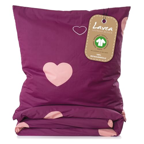 Lavea® Milena Bettwäsche Kinder Set, Kinderbettwäsche aus 100%...
