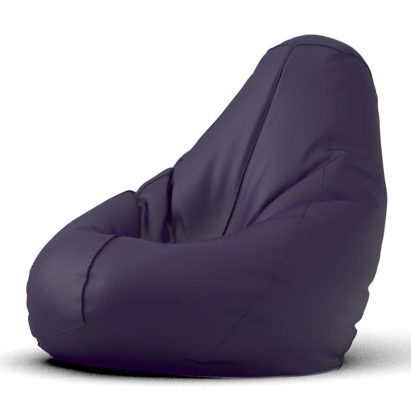Image of Bean Bag Chair Cover | Size: 3XL | Color: Indigo | Without Beans | Premium Leatherette Cover (CMF 0447)