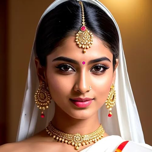 VAMA Fashions Black Border Outline Sketch Red Maroon Multicolour Kumkum Bindis Sticker Bindiya Spiral Bride Groom Dulhan Bindi Book for Women (Black Border Small Bindi Booklet) - Image 6